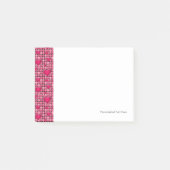 Roze stapel met hart post-it® notes (Voorkant)