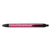 Roze stapel met hart zwarte inkt pen (Achterkant)