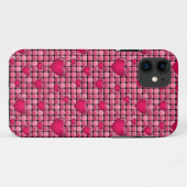 Roze stapel met harten Case-Mate iPhone case (Achterkant (horizontaal))