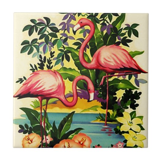   roze stapel voor cadeaudoos tegeltje (Voorkant)