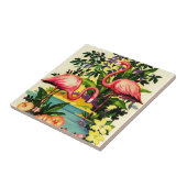   roze stapel voor cadeaudoos tegeltje (Zijkant)