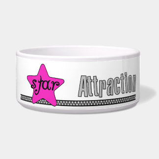 Roze Star Attraction Pet Dish Voerbakje