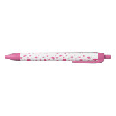 Roze Star Patroon Zwarte Inkt Pen (Bodem)