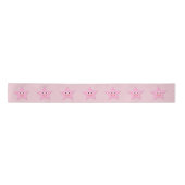 roze Star Ribbon Satijnen Lint (Voorkant)