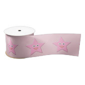  roze Star Ribbon Satijnen Lint (Spoel)