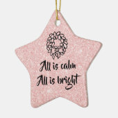 Roze, Star Silent Night Theme Ornament (Links)