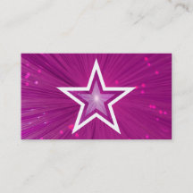 Roze Star-template wit terug