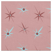 Roze Starburst 50's Stof (Close Up)