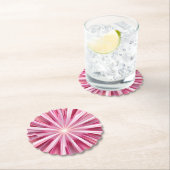  Roze Starburst Papier Onderzetter (Insitu)