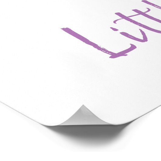 Roze Starfish Nursery Print (Hoek)