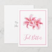 Roze Stargazer Lilies (Voorkant / Achterkant)