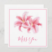 Roze Stargazer Lilies (Voorkant / Achterkant)