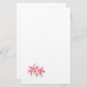 Roze Stargazer Lilies Briefpapier (Voorkant / Achterkant)