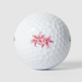 Roze Stargazer Lilies Golfballen (Voorkant)