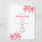 Roze Stargazer Lilies Kaart (Voorkant)