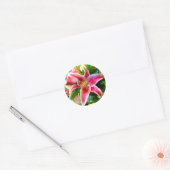 roze stargazer lily sticker (Envelop)
