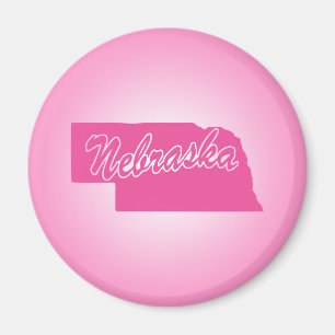 Roze State Nebraska Magnet