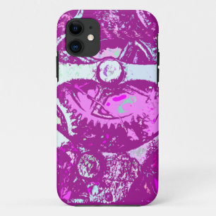 roze steampunk iPhone 11 hoesje