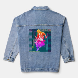 roze-stedelijke uitdrukking denim jacket