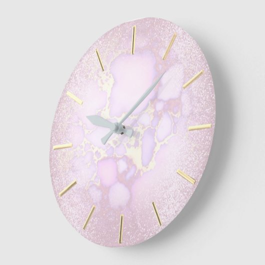 roze steen grote klok (Hoek)