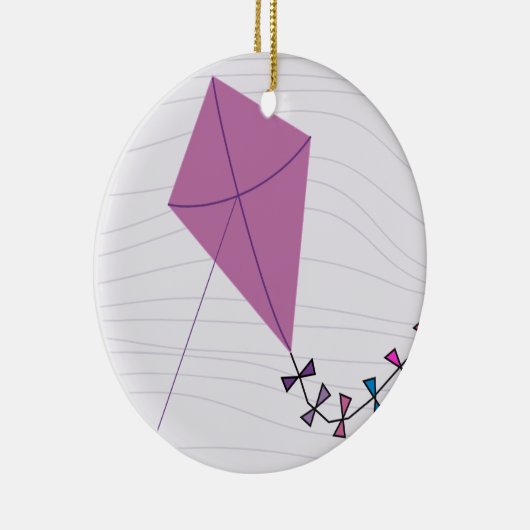 Roze steen keramisch ornament (Rechts)