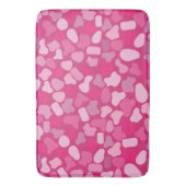 Roze Steen Patroon- Badmat (Voorkant Verticaal)