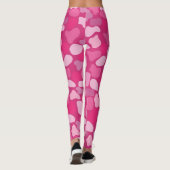 Roze Steen Patroon- Leggings (Achterkant)