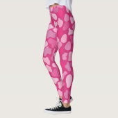 Roze Steen Patroon- Leggings (Links)