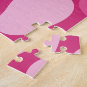 Roze Steen Patroon- Legpuzzel (Zijkant)