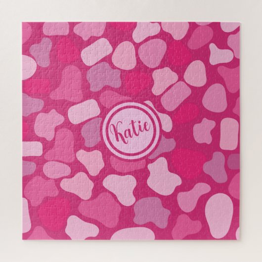 Roze Steen Patroon- Legpuzzel (Verticaal)