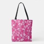 Roze Steen Patroon- Tote Bag (Achterkant)