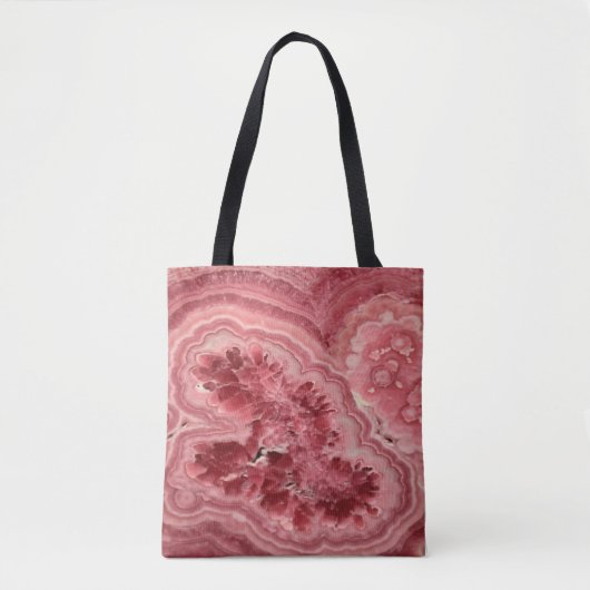 Roze steen tote bag (Voorkant)