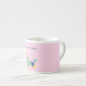 Roze Steenbok, sterrenbeeld, sterrenprint Espresso Kop (Voorkant rechts)