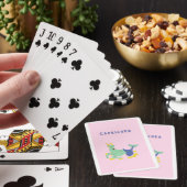 Roze Steenbok, sterrenbeeld, sterrenprint Pokerkaarten (Insitu)