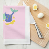 Roze Steenbok, sterrenbeeld, sterrenprint Theedoek (Quarter Fold)
