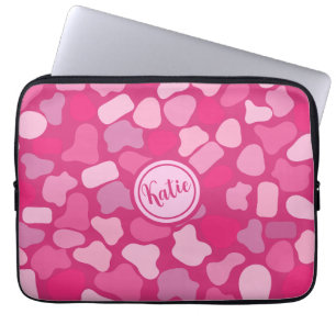 Roze Steenpatroon- Laptop Sleeve