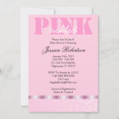 Roze, stekelroze, babymeisjesschoeisel kaart (Voorkant)