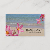 Roze stekelstaafspa Resort Boutique B&B Visitekaartje (Voorkant)