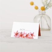 Roze stekelstaarten ter bruiloft klantenkaartje (Voorkant)