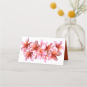 Roze stekelstaarten ter bruiloft klantenkaartje (Achterkant)