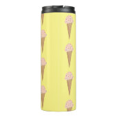 Roze stekelstaarten voor kreuksteenbessen thermosbeker (Achterkant)