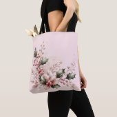 Roze Stekken en Bessen Tote Bag (Dichtbij)
