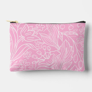 Roze stencil make-up / toilettas etui