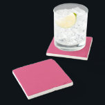 Roze Stenen Onderzetter | Moderne Krachtige Drink<br><div class="desc">Helderroze stenen onderzetters die gewaagde kleur toevoegen,  oppervlakken beschermen en moderne thuis- en feestdecoratie verheffen</div>