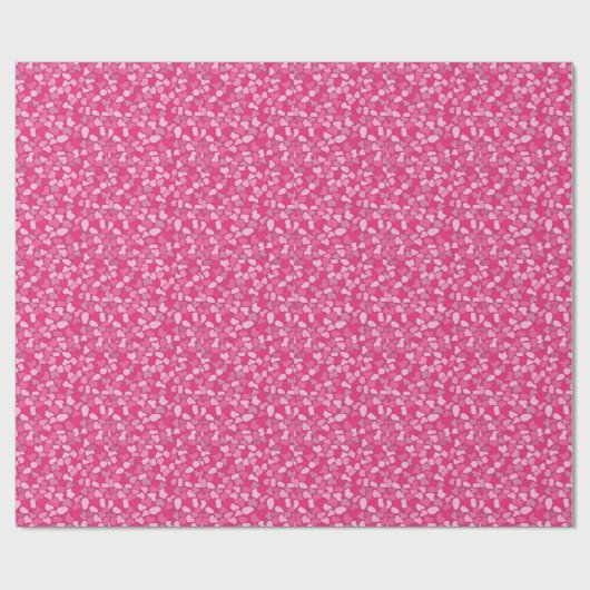 Roze stenen patroon- cadeaupapier (Vlak)