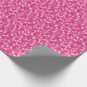 Roze stenen patroon- cadeaupapier (Hoek)