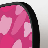 Roze stenen patroon- pickleball paddle (Links Detail)