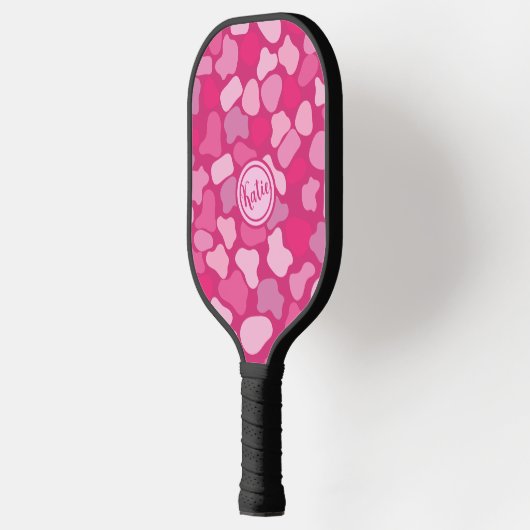 Roze stenen patroon- pickleball paddle (Links)