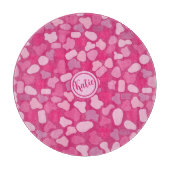 Roze stenen patroon- snijplank (Voorkant)