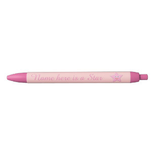roze ster Aangepaste pen